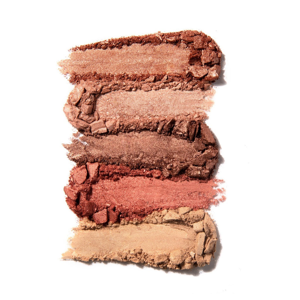 100% Pure-Fruit Pigmented Rose Gold Palette-Makeup-1BODBD211CFPRGP_Fruit_Pigmented__Rose_Gold_Palette_Swatch-The Detox Market | 