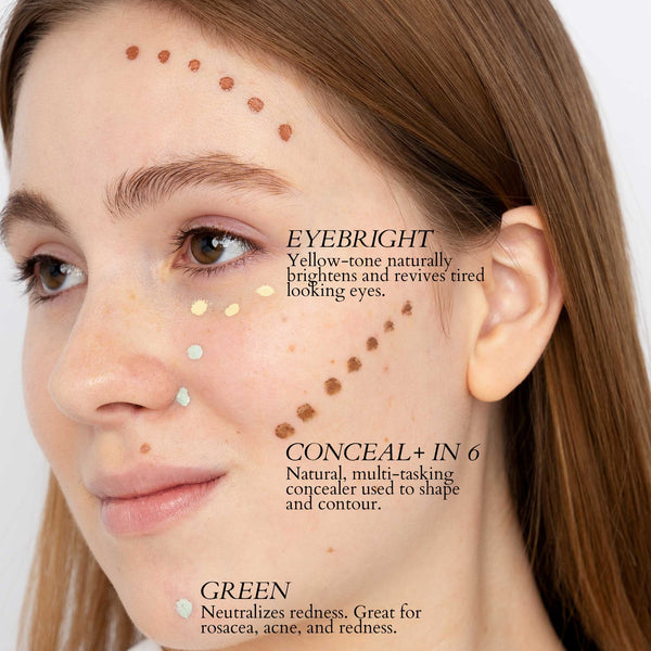 Correct + - Makeup - Fitglow Beauty - Corrector_Model_Application_DTC_1 - The Detox Market | Green
