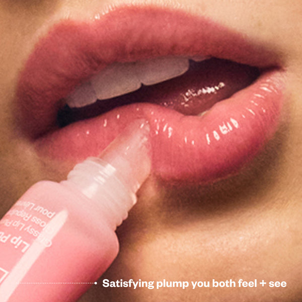 Kosas-Lip Pulse Glassy Lip Plumper-Makeup-LIPPULSE_HERO_LOVEPOTION-12-The Detox Market | Love Potion - Sheer Baby Pink