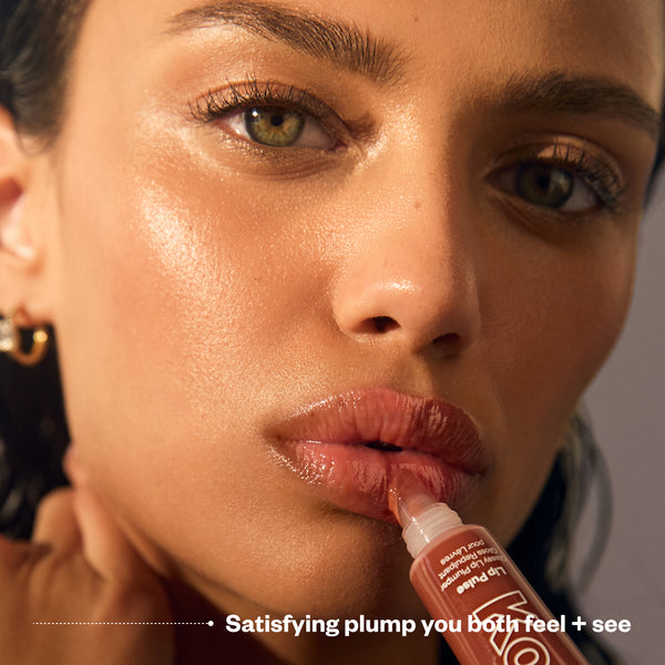 Kosas-Lip Pulse Glassy Lip Plumper-Makeup-LIPPULSE_HERO_SIXTHSENSE-6-The Detox Market | Sixth Sense - Sheer Warm Beige